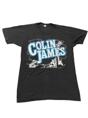 Vintage 90s Colin James Single Stitch Band T-Shirt